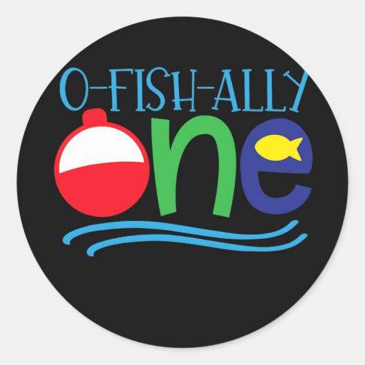 Ofishally ONE baby O fish ally ONE  ラウンドシール (正面)
