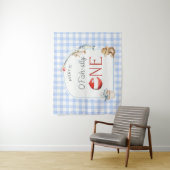 Ofishally One Birthday Personalized Banner タペストリー (インサイチュ)