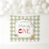 Ofishally One Birthday Personalized Banner  タペストリー