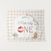 Ofishally One Birthday Personalized Banner タペストリー (正面(横))