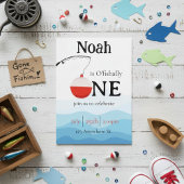 o'fishally one first birthday invitation 招待状