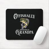 O'fishally Promoted To Grandpa _ Grandpa Fishing マウスパッド (マウス)