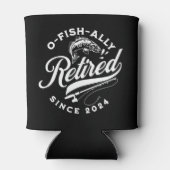 Ofishally Retired 2024 Funny Fishing 缶クーラー (裏面)