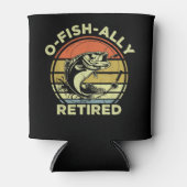 Ofishally Retired Funny Fishing 缶クーラー (正面)