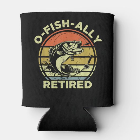 Ofishally Retired Funny Fishing 缶クーラー (裏面)