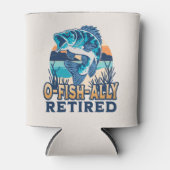 Ofishally Retired Funny Fishing 缶クーラー (正面)