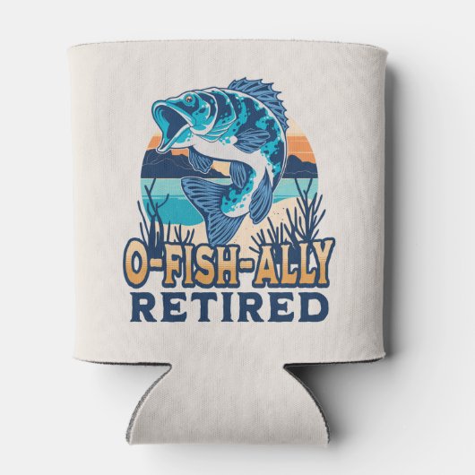 Ofishally Retired Funny Fishing 缶クーラー (裏面)