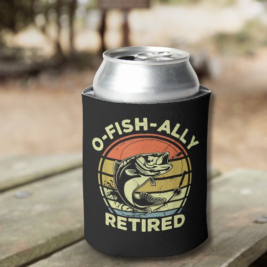 Ofishally Retired Funny Fishing 缶クーラー