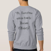 OFlahertys大きいCrest4 スウェットシャツ (裏面)