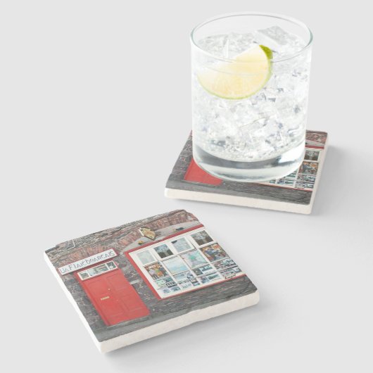 O'Flahertys Pub, Dingle, Irish Pub Coaster. ストーンコースター (横)