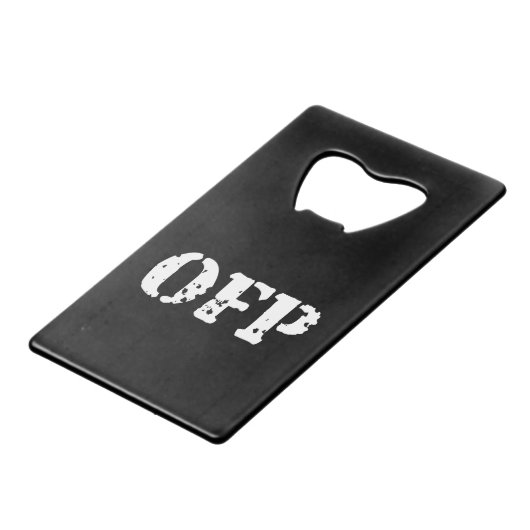 OFP クレジットカード栓抜き (正面アングル)
