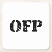 OFP スクエアペーパーコースター (正面)