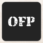 OFP スクエアペーパーコースター (正面)