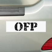 OFP バンパーステッカー (車上)