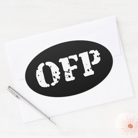 OFP 楕円形シール (封筒)