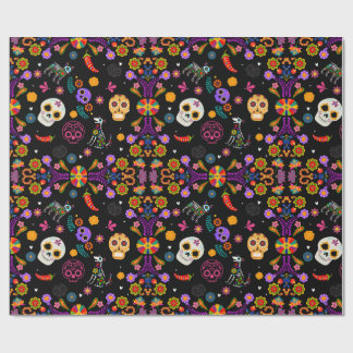 Ofrenda - Calavera Garden Wrapping Paper ラッピングペーパー