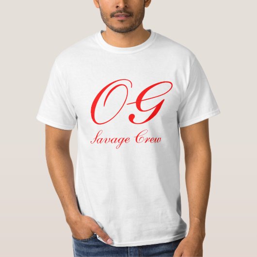 OGの野蛮な乗組員 Tシャツ (正面)