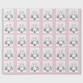 OGイースターバニーおもしろい ラッピングペーパー (フラット)