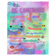 OGカメディアンフリースブランケット