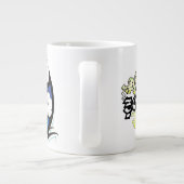 OGグラフィティゲイシャタトゥーデザイン ジャンボコーヒーマグカップ (裏面)