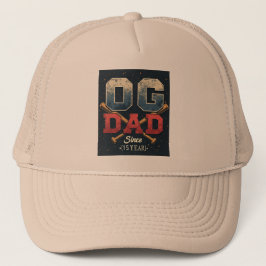 OGパーソナライズされたパパヴィンテージ野球父の日 キャップ