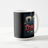 OGパーソナライズされたパパヴィンテージ野球父の日 コーヒーマグカップ (正面右)