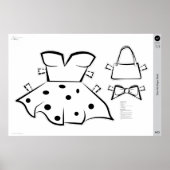 OG紙人形の衣装：中 ポスター (正面)