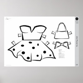 OG紙人形の衣装：大 ポスター