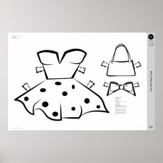 OG紙人形の衣装：X-SMALL ポスター