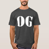 OG |の元のギャングのギャングのゲットーの刺客 Tシャツ (正面)
