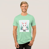 OG イースターバニー おもしろTシャツ トライブレンドTシャツ (正面全面)