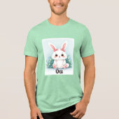 OG イースターバニー おもしろTシャツ トライブレンドTシャツ (正面)