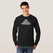 Og Jazz Bassist Word Tシャツ (正面フル)