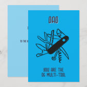 OG Multi-tool father's day - holiday card シーズンカード (正面/裏面)