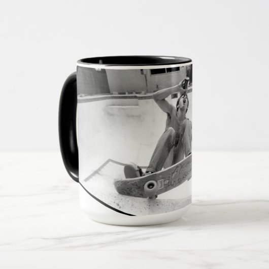 OG/OLD SCHOOLスケートボーダー –  マグカップ (正面左)