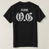 OG Status  back-hit Tシャツ (デザイン裏面)