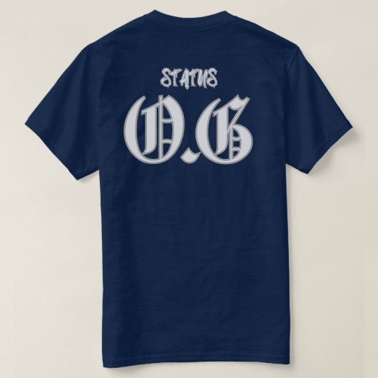 OG Status  back-hit Tシャツ (デザイン裏面)