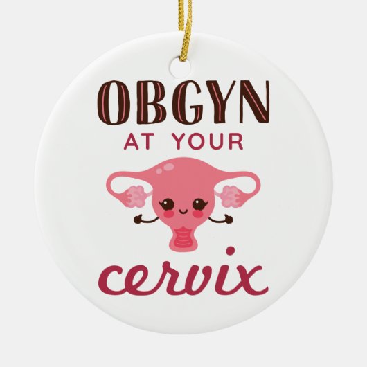 OGBYN At Your Cervix セラミックオーナメント (正面)