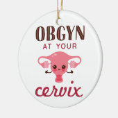 OGBYN At Your Cervix セラミックオーナメント (左)