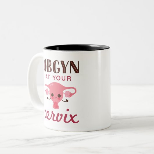OGBYN At Your Cervix ツートーンマグカップ (正面左)