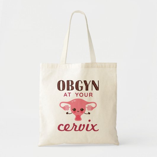 OGBYN At Your Cervix トートバッグ (正面)