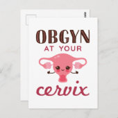 OGBYN At Your Cervix ポストカード (正面/裏面)