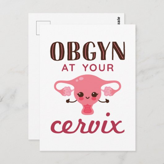 OGBYN At Your Cervix ポストカード (正面/裏面)
