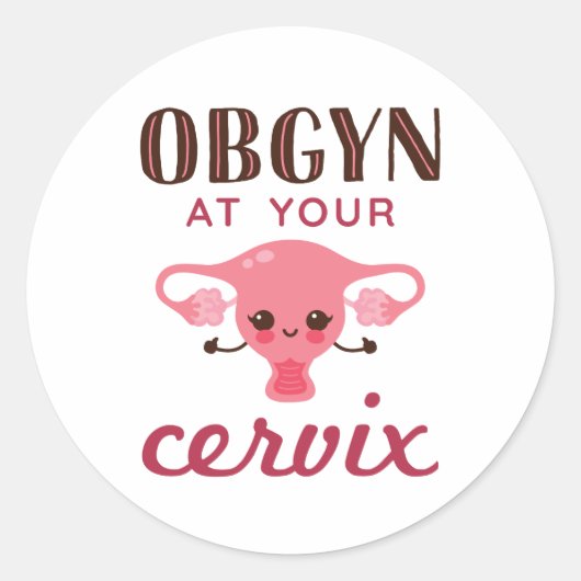 OGBYN At Your Cervix ラウンドシール (正面)
