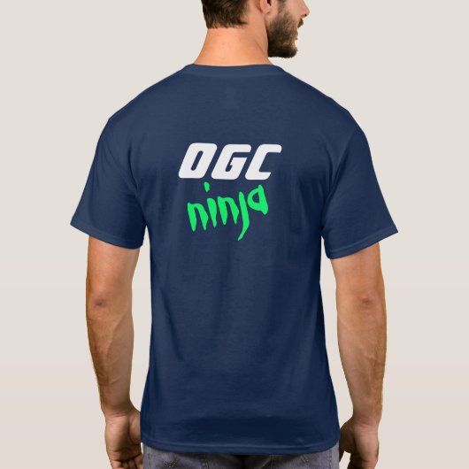 OGC忍者 Tシャツ (裏面)