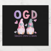 OGD – 強迫神経症格言障害 – かわいい水色G スパークリングワインラベル (シングルラベル)