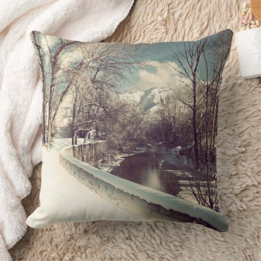 Ogdenの冬 クッション (ブランケット)