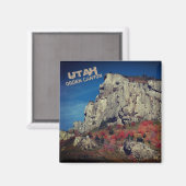 Ogden Canyon, Norther Utah Rock Cliffs マグネット (正面/裏面)