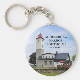 Ogdensburg Harbor Light house, New York Keychain キーホルダー