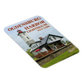 Ogdensburg Harbor Light house, New York Magnet マグネット (右側)
